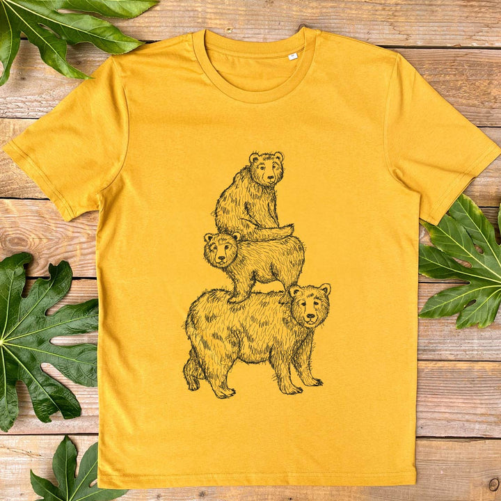 THREE BEARS IN A STACK TEE