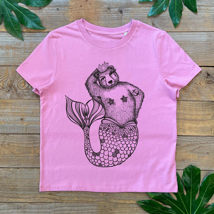 MERMAID BEAR PINK TEE