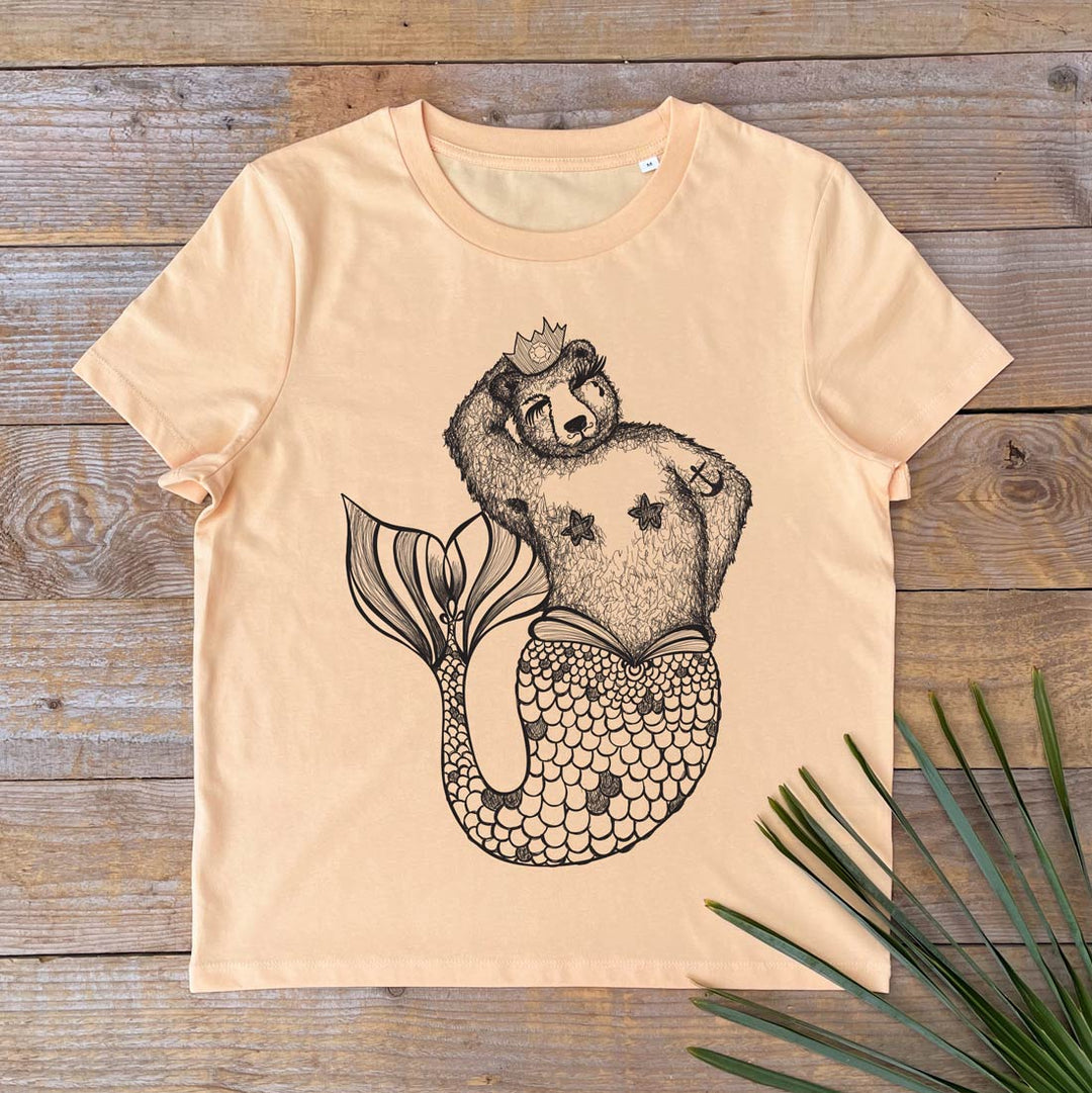 BEAR MERMAID TSHIRT WOMENS