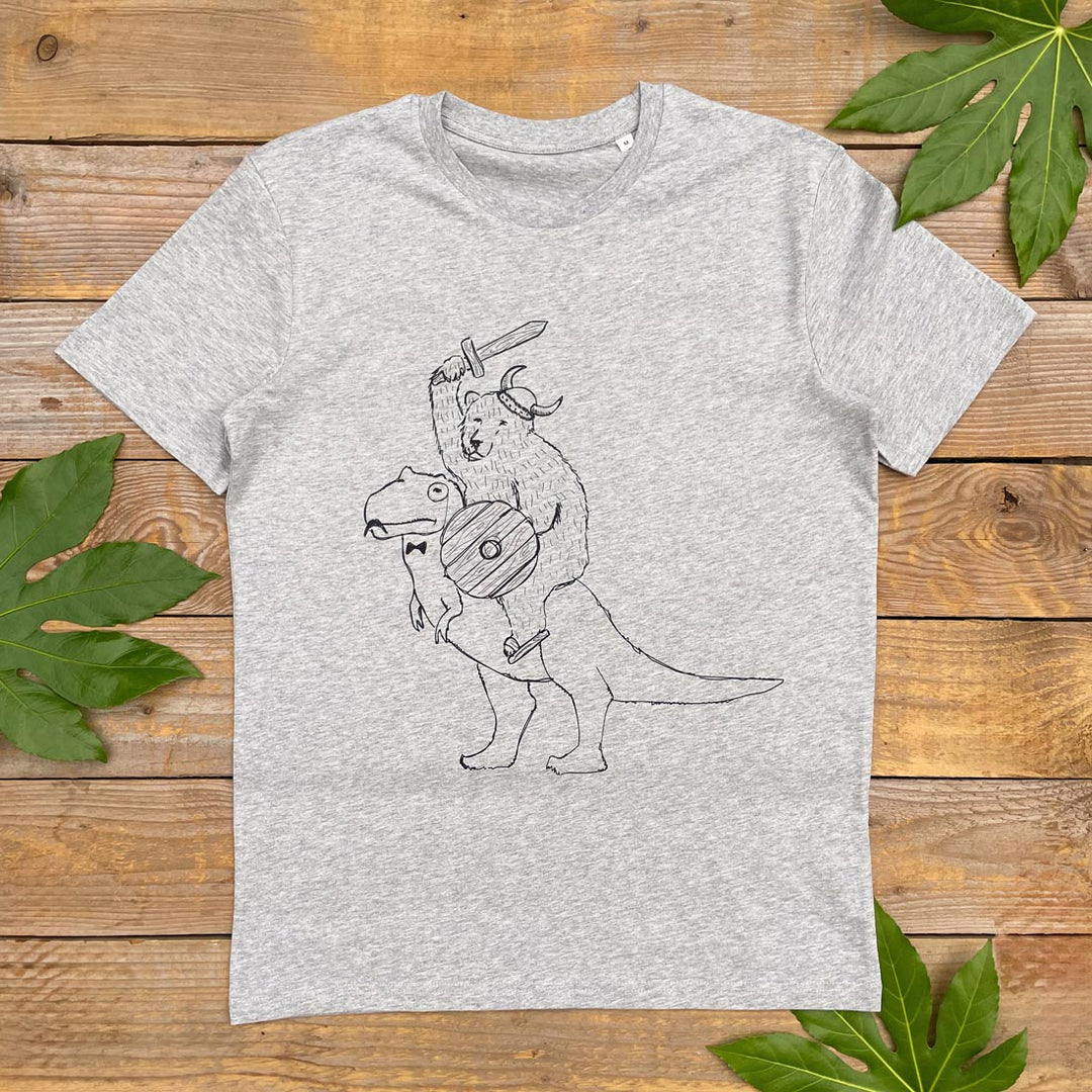 bear and t rex tee