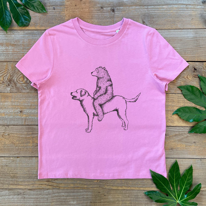 BEAR SAT ON A DOG TEE