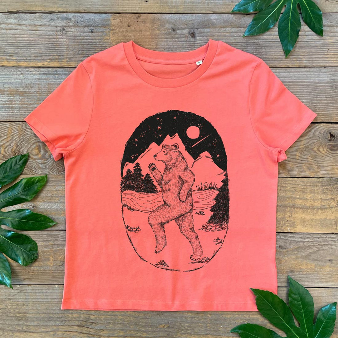 BEAR RUNNING IN THE HILLS TEE