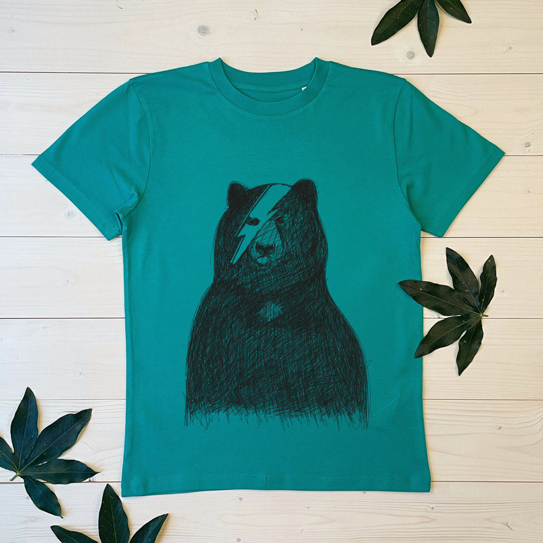 bowie bear kids tee