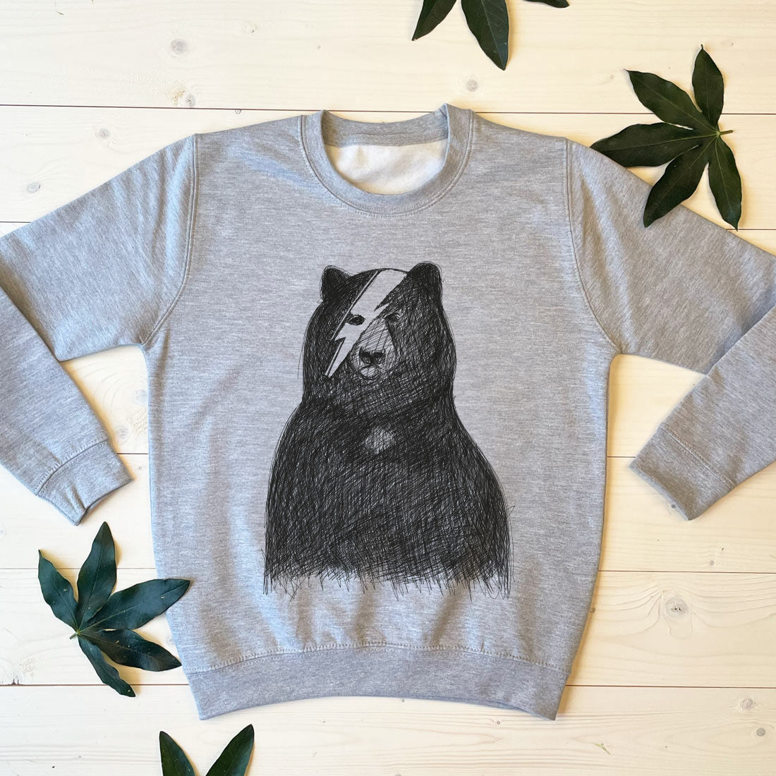 bowie bear kids sweater