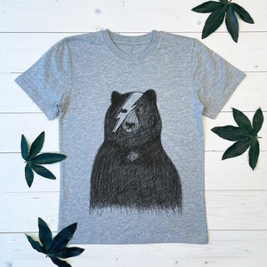 bowie bearv kids tee