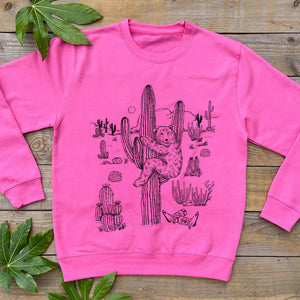 pink bear and cactus jumper