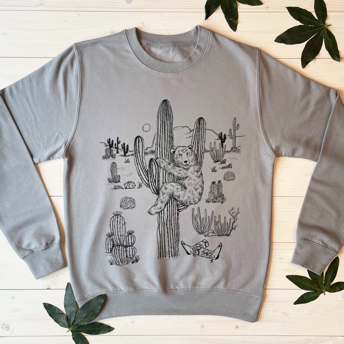 cactus and bear jumper