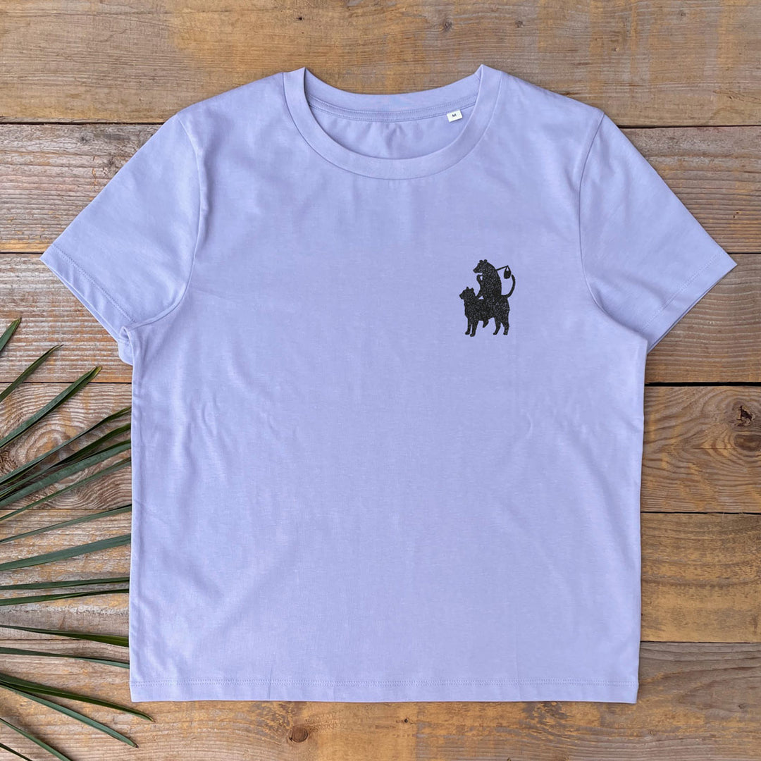 bear and cat tshirt womens