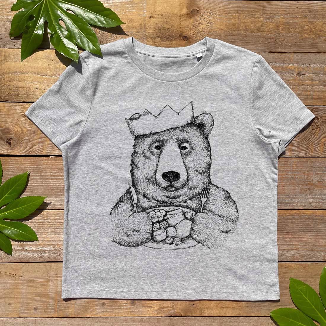 christmas dinner bear tee
