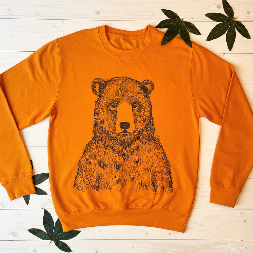 mens grizzly bear jumper