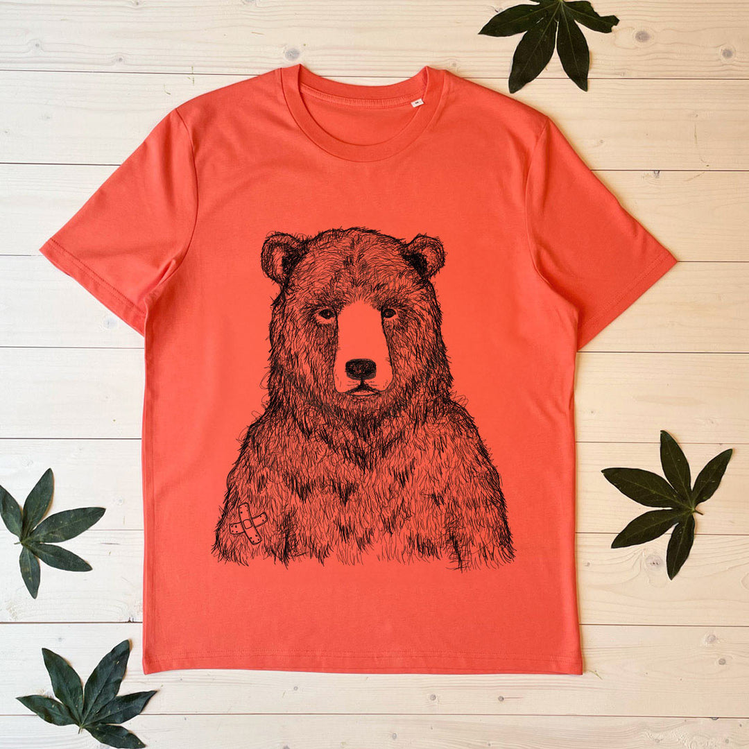 grizzly bear mens tshirt