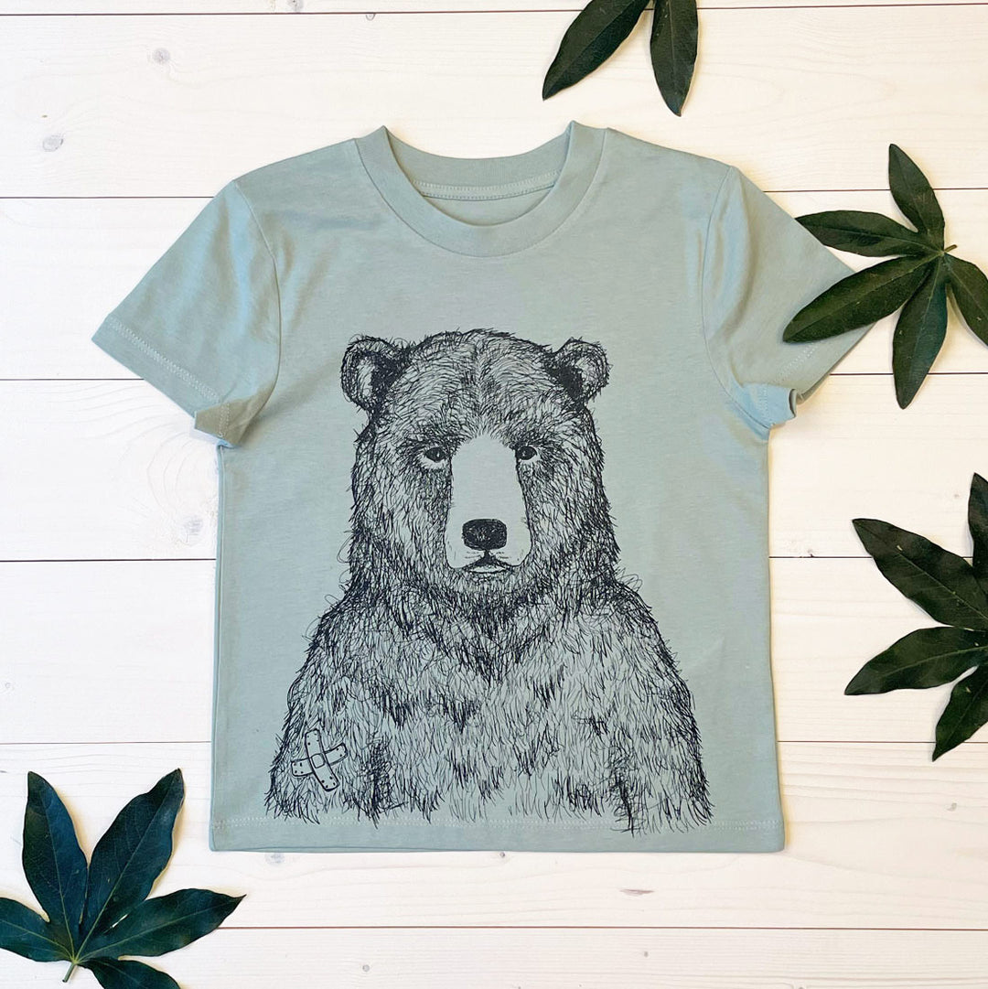 Grizzly Bear Kids Mint Choc T-Shirt