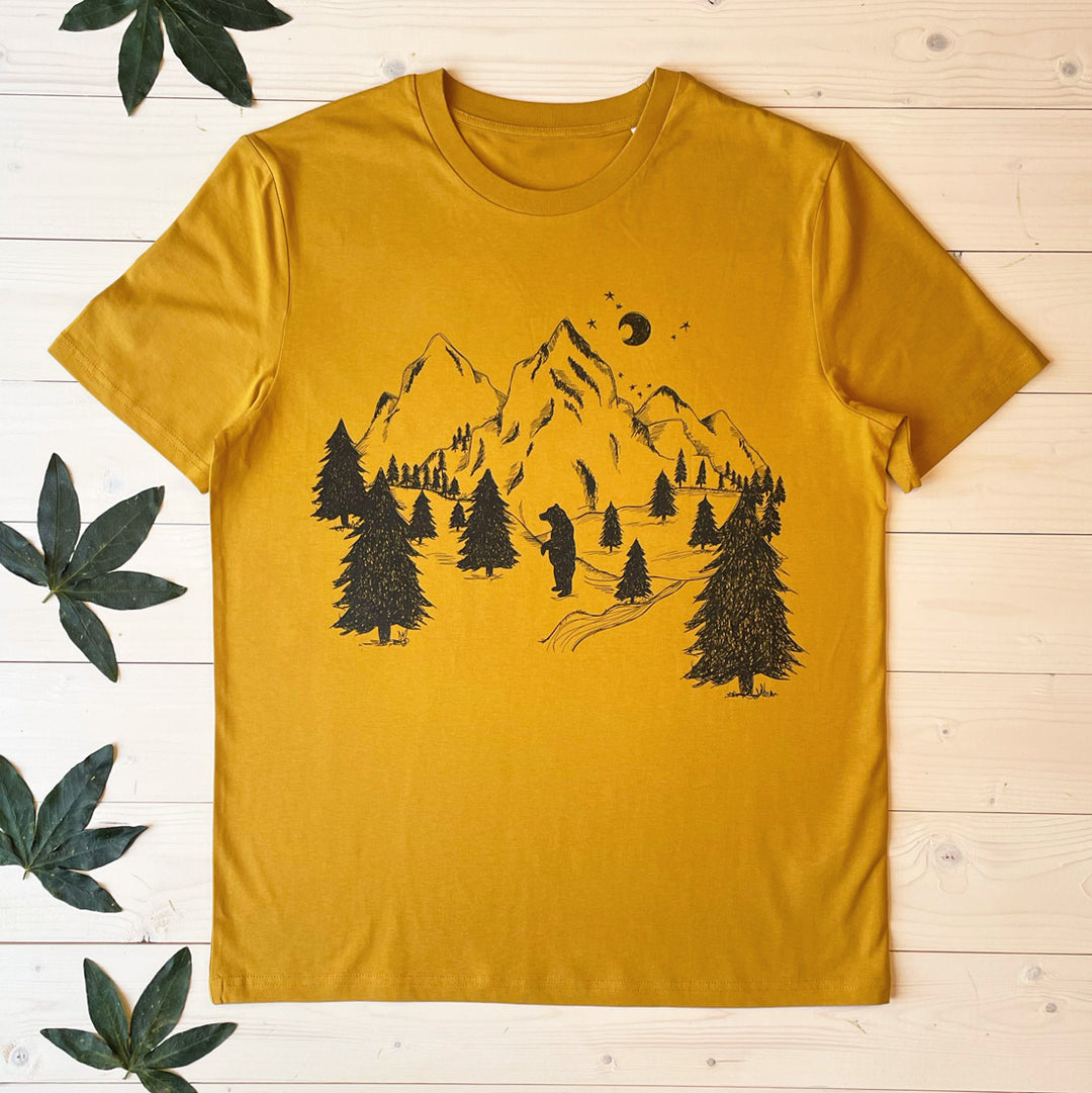 bear in the mountain tee