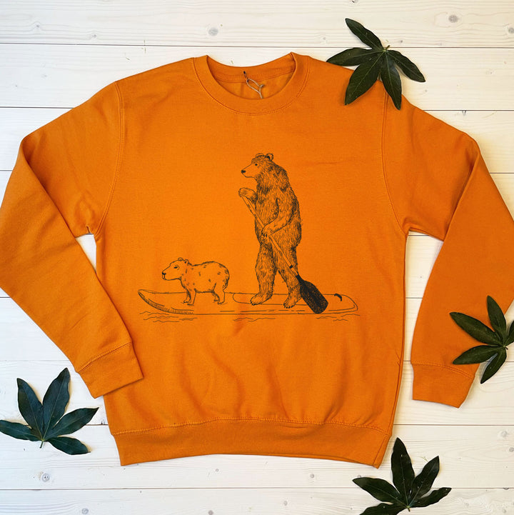 bear and capybara jumper 