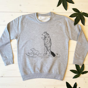 Capybara and Bear kids Jumper