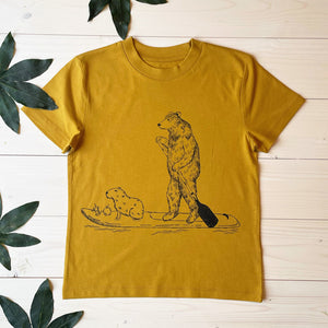 Capybara and Bear- Kids T-Shirt