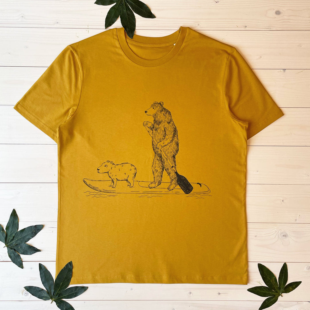 bear and capybara tshirt