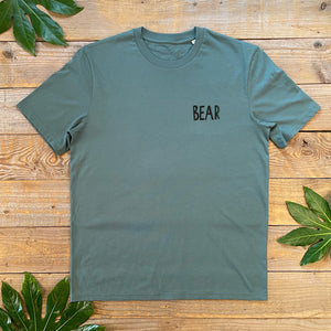 pesto tee with bear text