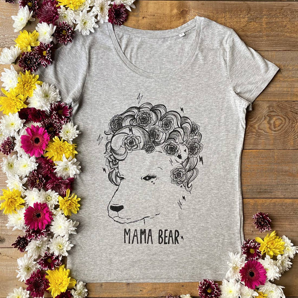 Mama Bear' Scoop neck T-Shirt - Don't Feed the Bears