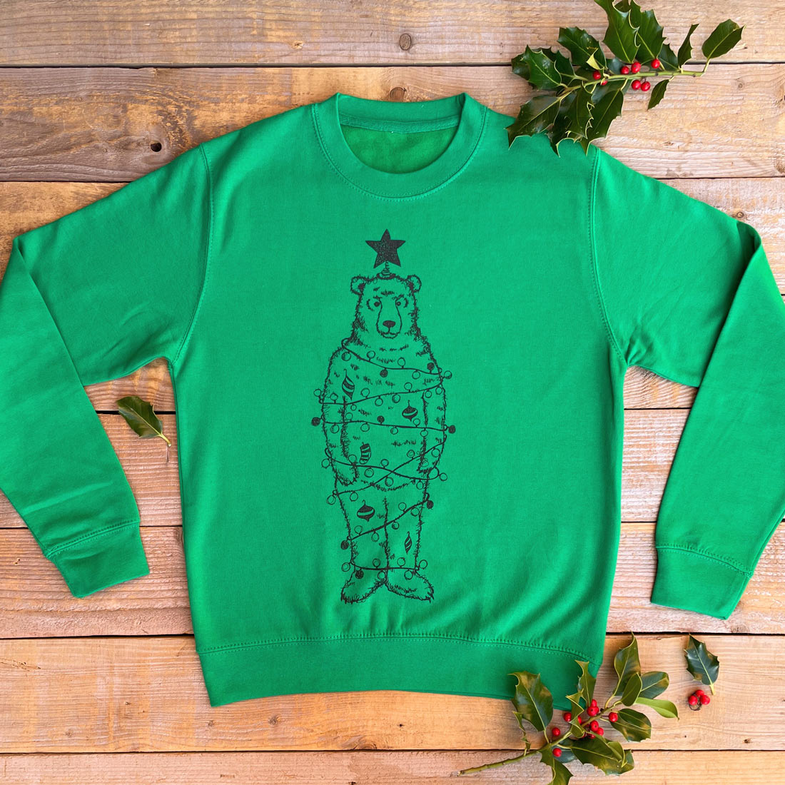 Polar bear christmas jumper mens best sale